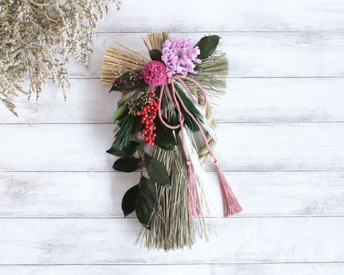 ⚠️専用品⚠️ 自然素材 のみ 大輪 芍薬 しめ飾り 凛 お正月飾り しめ縄 縁起物 d587ccbe93e0dcadbe35ce9c931a0c