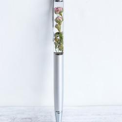 「小花を閉じ込めて」リトルローズのボールペン&ＵＳＢメモリセット＊固まるハーバリウム＊無料ラッピング 8枚目の画像