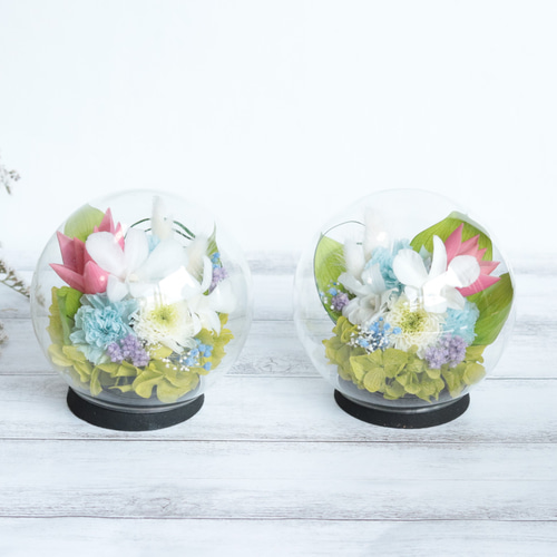 やま　　プリザーブドフラワー仏花　菊　一対ご依頼品 やま様専用 プリザーブドフラワー仏花 菊 一対ご依頼品 - メルカリ