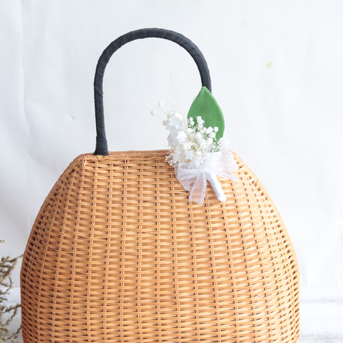 KANEKOISAO 藁と鈴蘭ブーケコサージュ 美品レア オーダー商品】コサージュ | franklins［フランクリンズ］
