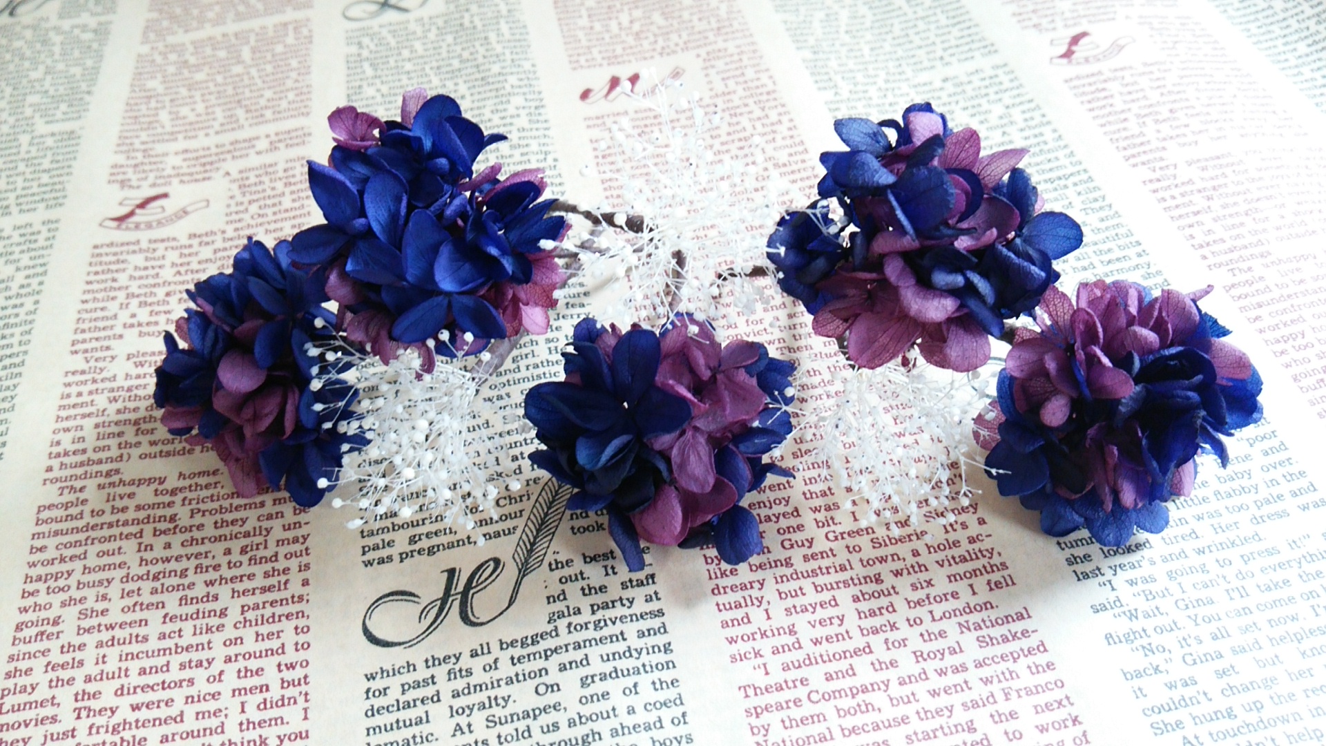 made-to-order一草一花ページ Watanabe Seitei Floral Pattern Bijutsu Sekai Vintage