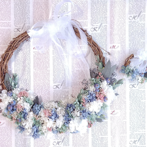 リースブーケ&ブートニアセット