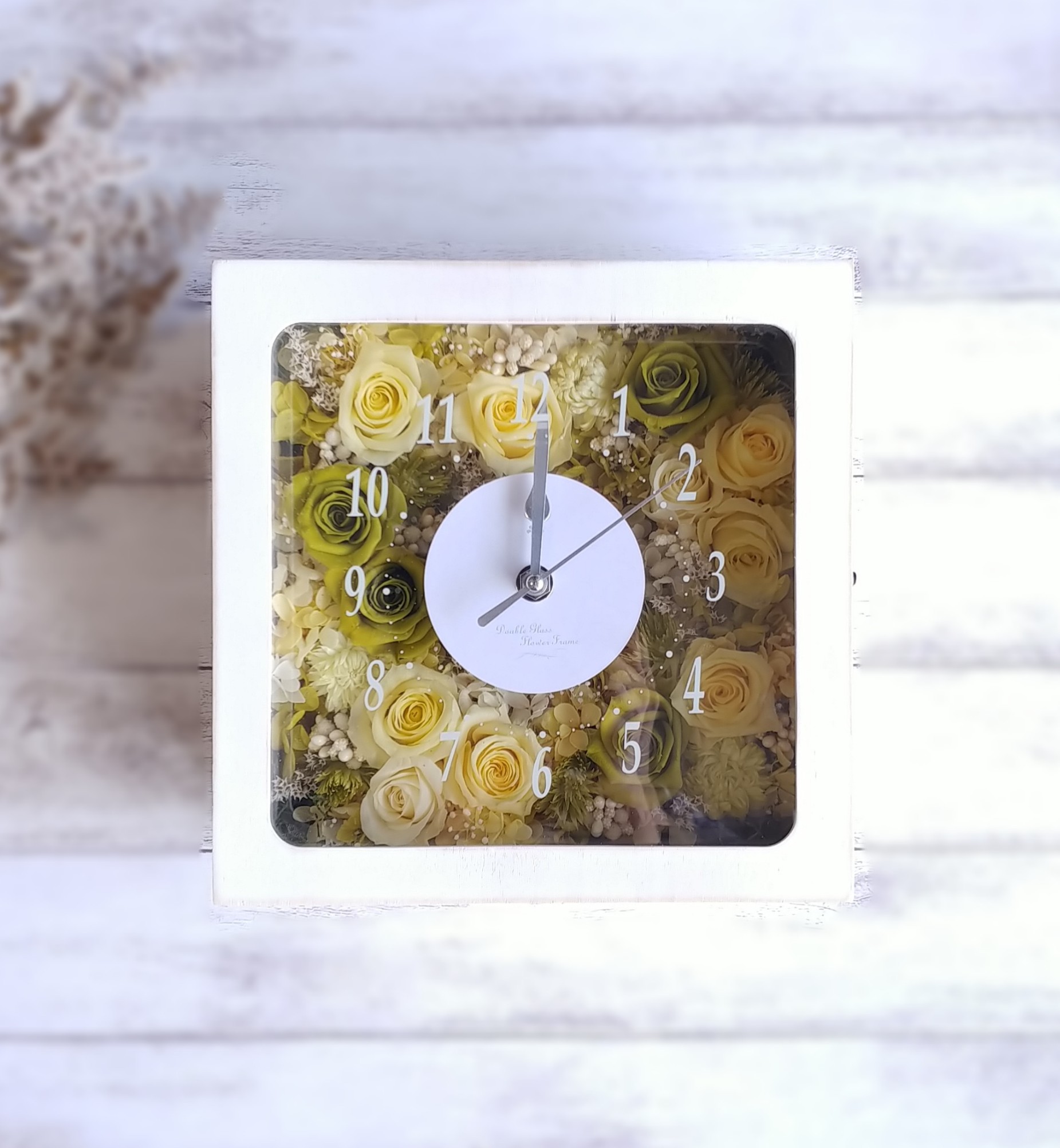 カラーオーダーOK！ナチュラルガーデン花時計＊無料ラッピング付＊プリザープドフラワー＊結婚・母の日･誕生日