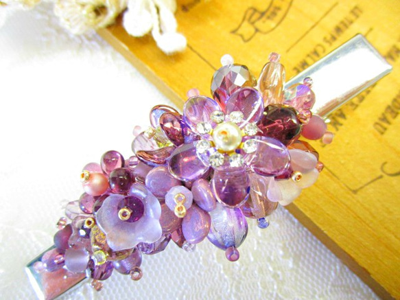 紫苑 ・ ヘアークリップ 2枚目の画像