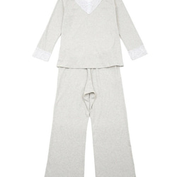 Organic Cotton Pajamas - Gray - 3枚目の画像