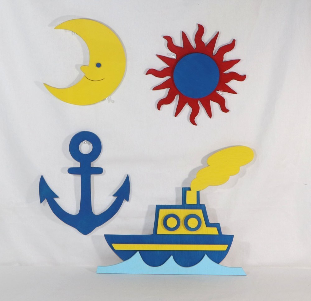 かわいい船とお空の仲間 7,400円