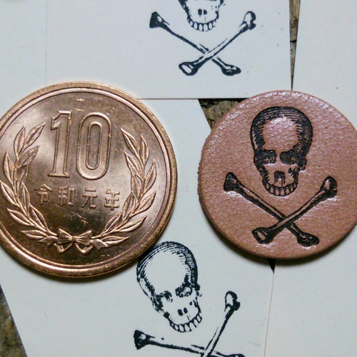 48pt スカル＆ボーンズ 秘密結社 フリーメイソン その他素材