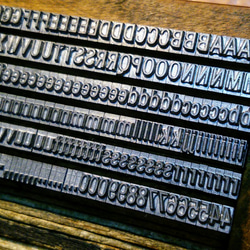12pt News Gothic メタルスタンプ 活字 刻印 レザークラフト その他