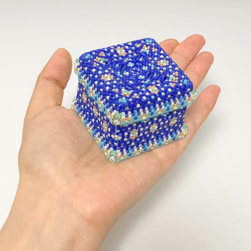 ビーズ キット 送料無料 】ペヨーテステッチの小箱<M ビーズ キット 送料無料 】ペヨーテステッチの小箱<M