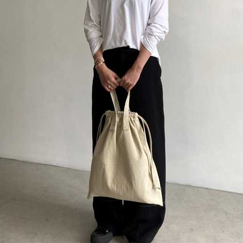 STITCHED)巾着バッグ トートバッグ MomenFactory 通販 10426353