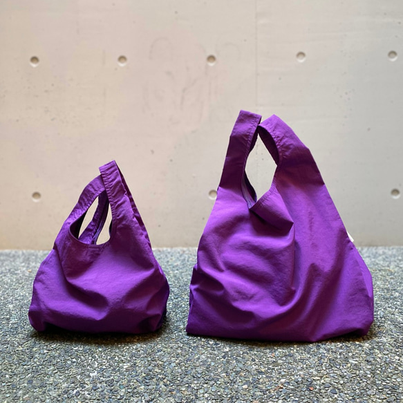 Crinkle 環保袋 [紫色/S 碼售罄] 第2張的照片