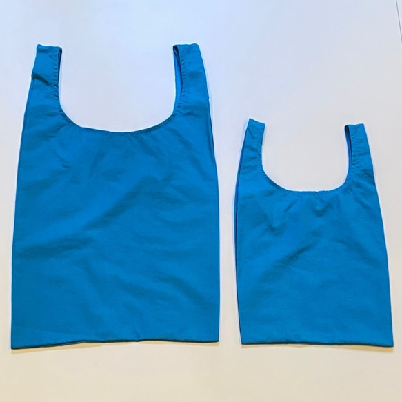 皺環保袋[藍色/Ｓ尺寸] 第8張的照片