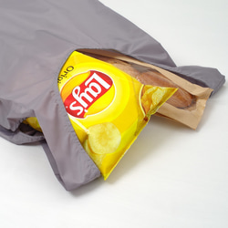 柔和的顏色 智慧環保袋，可折疊成塑膠袋型/卡片尺寸 紫色 第7張的照片