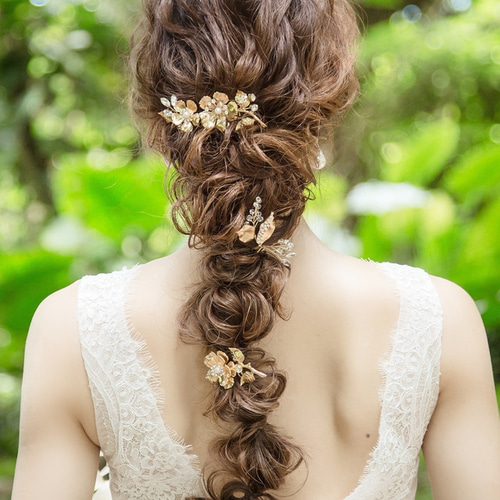 ランキング1位♥ヘッドドレス 結婚式 花嫁 ヘアアクセサリー
