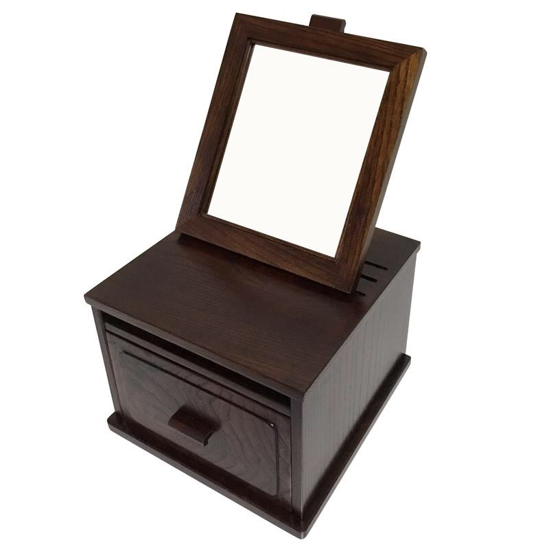指物・漆にこだわった欅鏡付き手元鏡台 26,000円