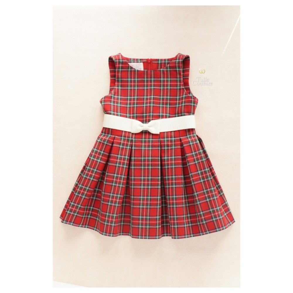 【Kids ワンピース】ロイヤルタータンチェック　 70、80、90、100、110、120cm