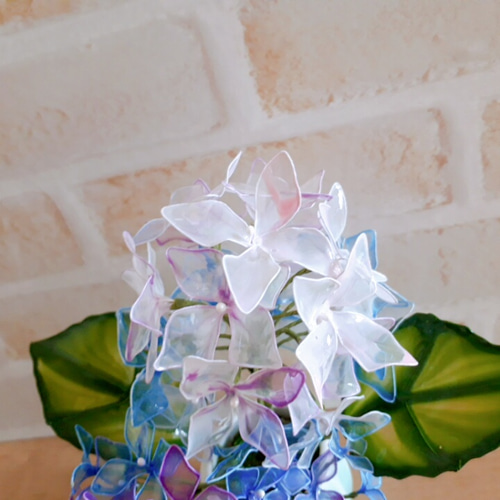 アメリカンフラワー 紫陽花 あじさい アートフラワー ゆずはうす アメリカンフラワー 紫陽花 あじさい アートフラワー ゆずはうす