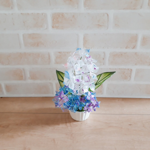 紫陽花 あじさい アメリカンフラワー アートフラワー ゆずはうす