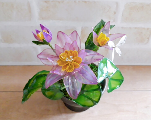 アメリカンフラワー　睡蓮　JUNさま専用 1_d1ffa4b40652c1337119dd928794