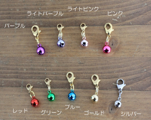 K18✨金色ひょうたん鈴チャーム✨紫紐付き✨音色可愛い鈴