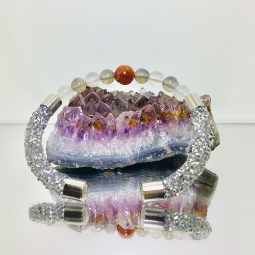 ⭐️天然石⭐️サンストーン・ラブラドライト・レインボームーン  