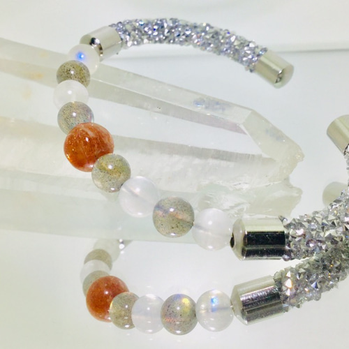 ⭐️天然石⭐️サンストーン・ラブラドライト・レインボームーン  