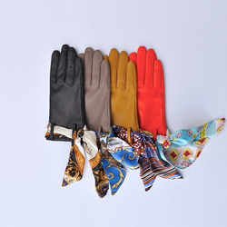 【SOLD OUT】【 Creema限定 】KURODA  Scarf グローブ / MUSTARD 4枚目の画像