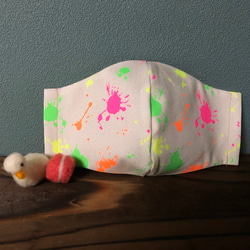 ハンドメイドマスク　チェックくまさん　キッズサイズ【2】インナーマスク ハンドメイドマスク チェックくまさん キッズサイズ【2