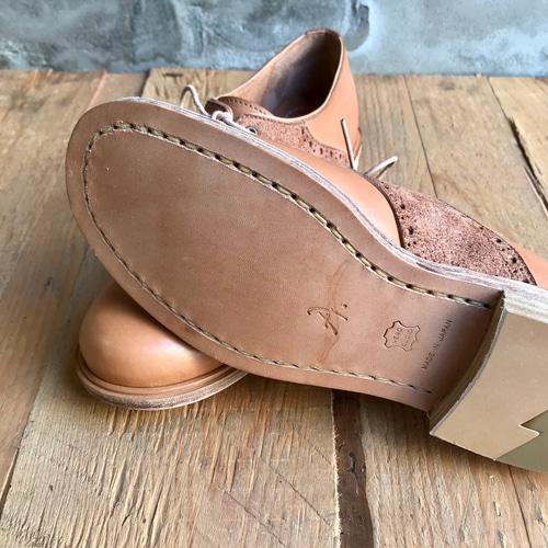 育てるヌメ革サドルシューズ NUME saddleshoes スリッポン