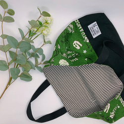 ダイナソー緑×黒⁑シューズバック、レッスンバックセット《送料無料》 4枚目の画像