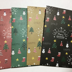 394/クリスマス　ポチ袋　4種類8枚　折り紙 1枚目の画像