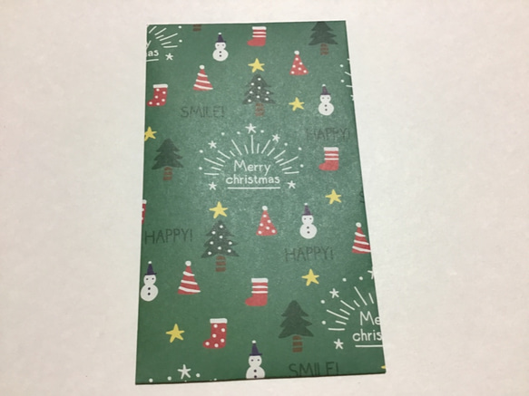 394/クリスマス　ポチ袋　4種類8枚　折り紙 3枚目の画像