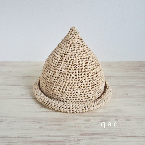 【オーダー受付中】麦わらとんがり帽子 楽天市場】とんがり 麦わら帽子 キッズ ハット 子供 とんがり