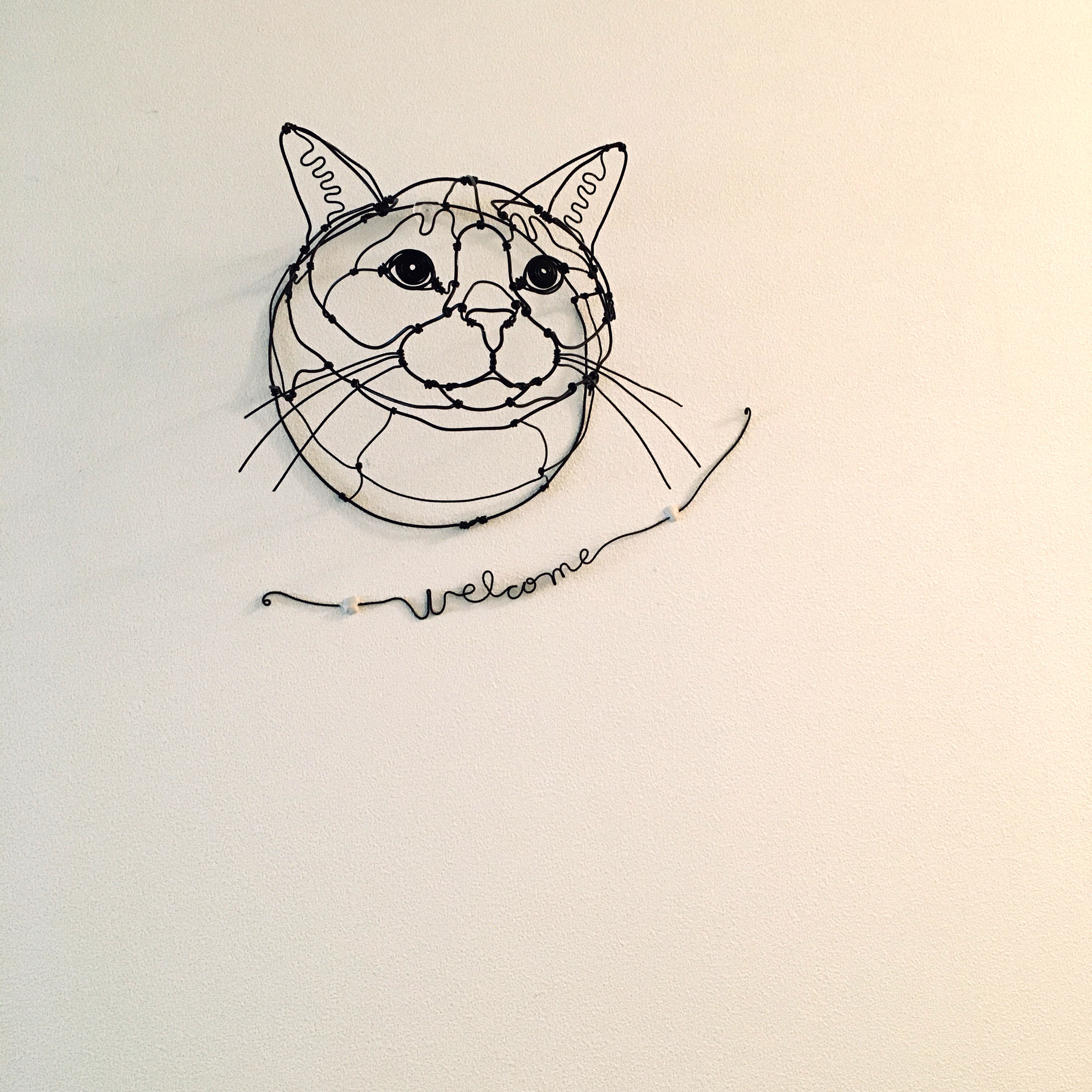 専用出品⭐︎ワイヤーアート ワイヤークラフト ねこ 猫 立体