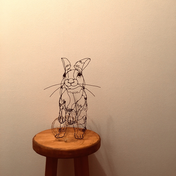 ワイヤーアート　うさぎとぶた　まとめ売り ワイヤーアート うさぎとぶた まとめ売り （ワイヤーアート