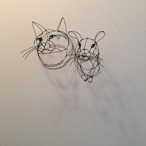 エキゾチックショートヘア　/ ワイヤーアート　ワイヤークラフト エキゾチックショートヘア 猫 / ワイヤーアート ワイヤークラフト