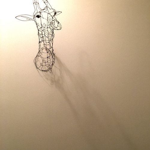 ワイヤーアート ワイヤークラフト 鹿 tree【受注制作】 立体