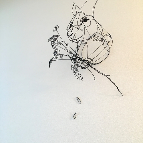 HAyU ワイヤーオブジェ うさぎ ワイヤーアート Happy Days うさぎ ワイヤークラフト｜Yahoo