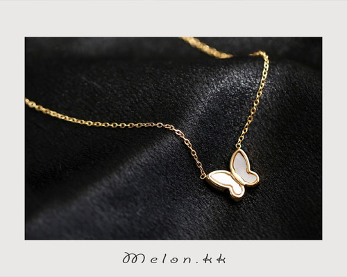 k18WG ネックレストップ　アクセサリー　レディース　可愛い　小ぶり　小物 Melody Accessory ネックレス 日本製 K18GP コイン ライン