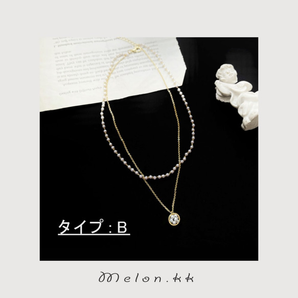 ネックレス チョーカー choker パール 小ぶり アクセサリー 通勤 上品 カジュアル 韓国風-Melon.kk 3枚目の画像