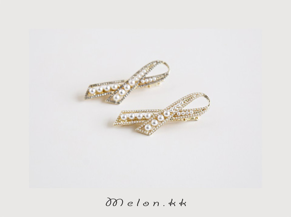 女士髮夾、髮飾、明星髮夾、流行髮飾、時尚禮品、韓國製造 - Melon.kk 第2張的照片