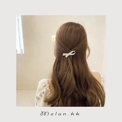 ヘアクリップ レディース 髪飾り 芸能人 ヘアピン 人気 ヘアアクセサリー アレンジ 贈り物 韓国-Melon.kk 6枚目の画像