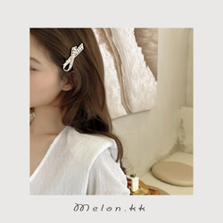 ヘアクリップ レディース 髪飾り 芸能人 ヘアピン 人気 ヘアアクセサリー アレンジ 贈り物 韓国-Melon.kk 7枚目の画像