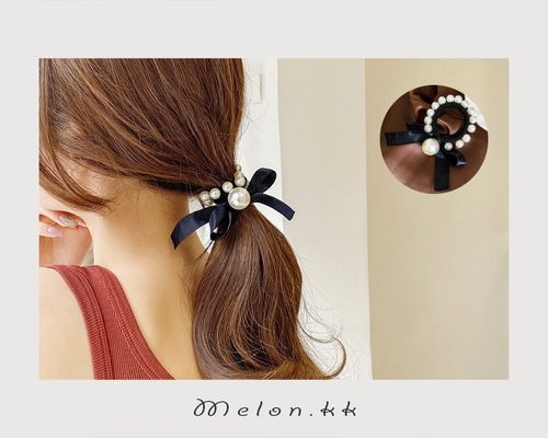 ハンドメイド リボン ヘアゴム 量産型 パーティー プレゼント