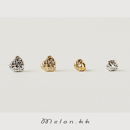 【開店記念セール！】 ピアス メンズ 小ぶり 片耳用 カップル レディース 14k 不規則 ピアス