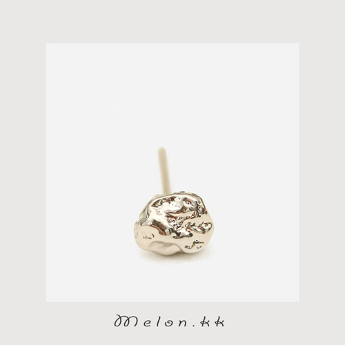 ピアス メンズ 小ぶり 片耳用 カップル レディース 14k 不規則