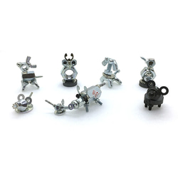 鉄と磁石のネジな動物キャラクター7種類セット 2枚目の画像