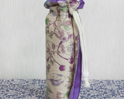 ハンドメイド　巾着袋　ペットボトルカバー ハンドメイド 巾着袋 ペットボトルカバー