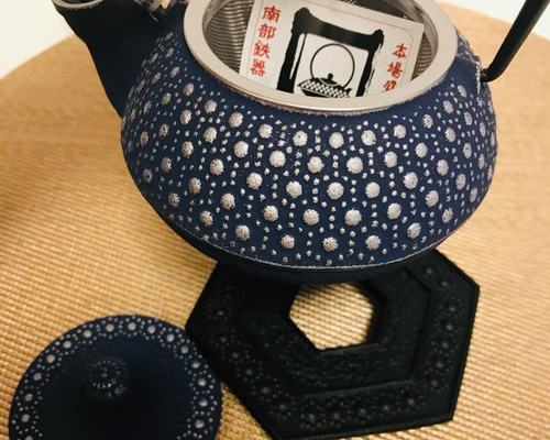 アンシャンテカモミールNO.3 南部鉄器 急須 0_17fcd28b298925f1d5fdb38756c3