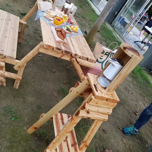まるちベンチ ベンチ時2人掛け（受注生産品） ソファ・ベンチ 【まるち